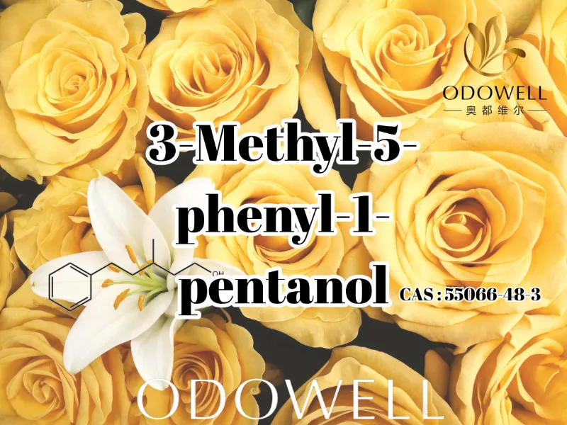 ODOWELL 3-метил-5-фенил-1-пентанолды жаңа гүлді және раушан тәрізді хош иістерді қолдану үшін ұсынады.